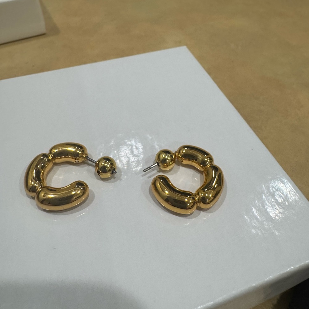 Jenny Bird Chunky Gold Earrings